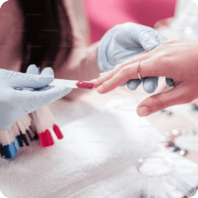 Nail treatment samples